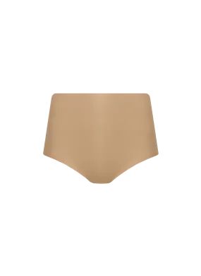 CHANTELLE  Culotte taille haute en microfibre  - Marron