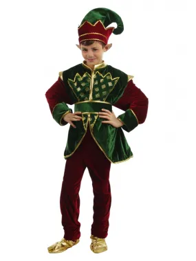 Déguisement Lutin de Noël enfant qualité Deluxe