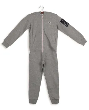 Jogging en molleton brodé logo avec poches en nylon