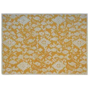 Tapis laine à motifs géometriques RENI or beige 160x230 | 3 Suisses